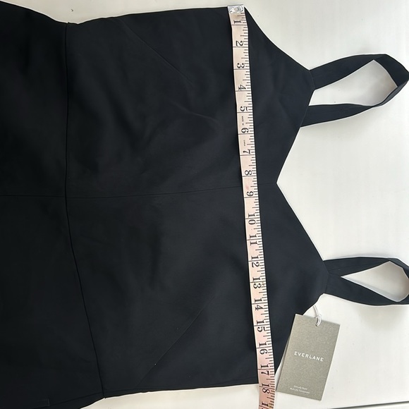 Everlane The Japanese GoWeave Slip Jumpsuit Black size 8 - Picture 9 of 9
